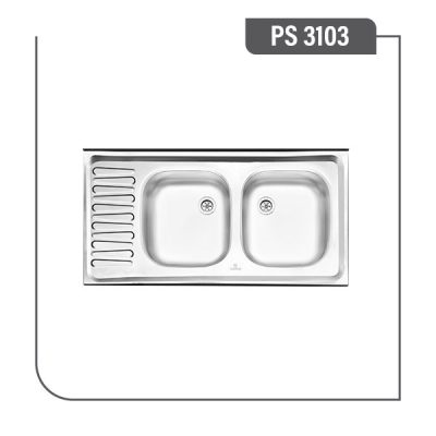 سینک پرنیان استیل PS 3103 روکار