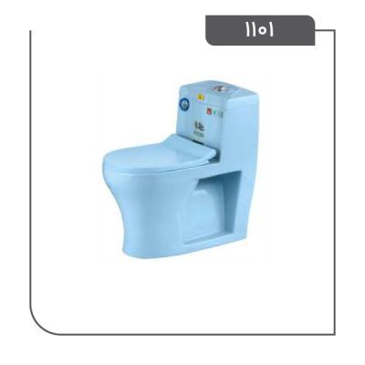 توالت فرنگی لیتو مدل 1101 آبی