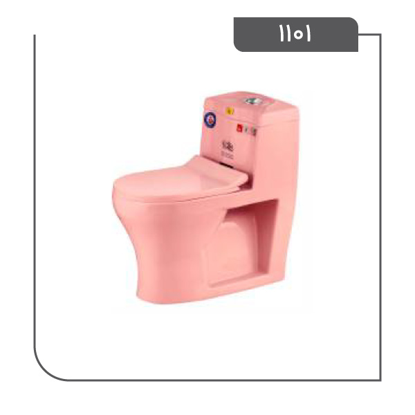 توالت فرنگی لیتو مدل 1101 صورتی