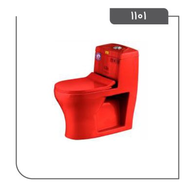 توالت فرنگی لیتو مدل 1101 قرمز